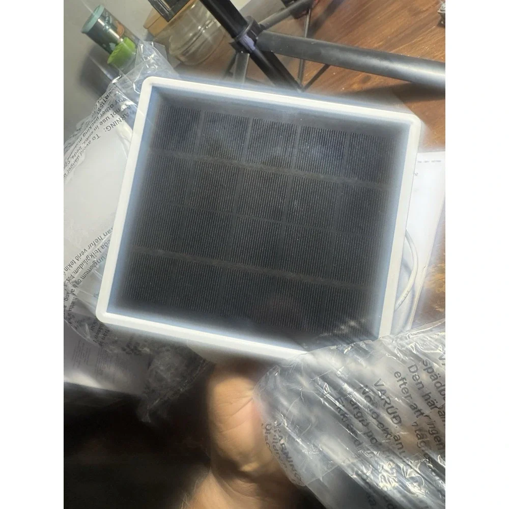 NEW LUTEC Motion Activated Solar Security LED Light 3000 Lumens Outdoor
